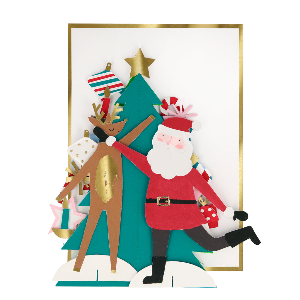 Festive Honeycomb Tree Card