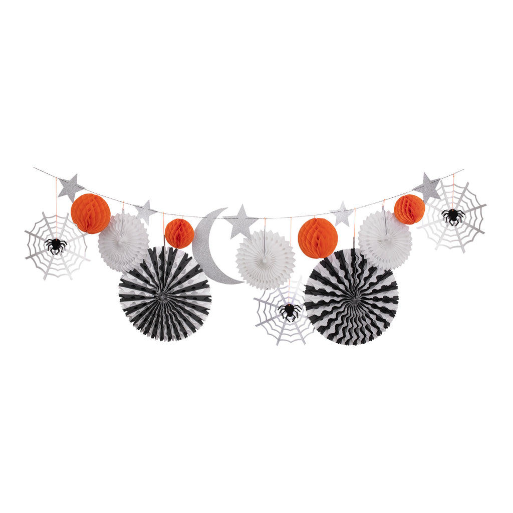 Halloween Honeycomb Shapes Garland