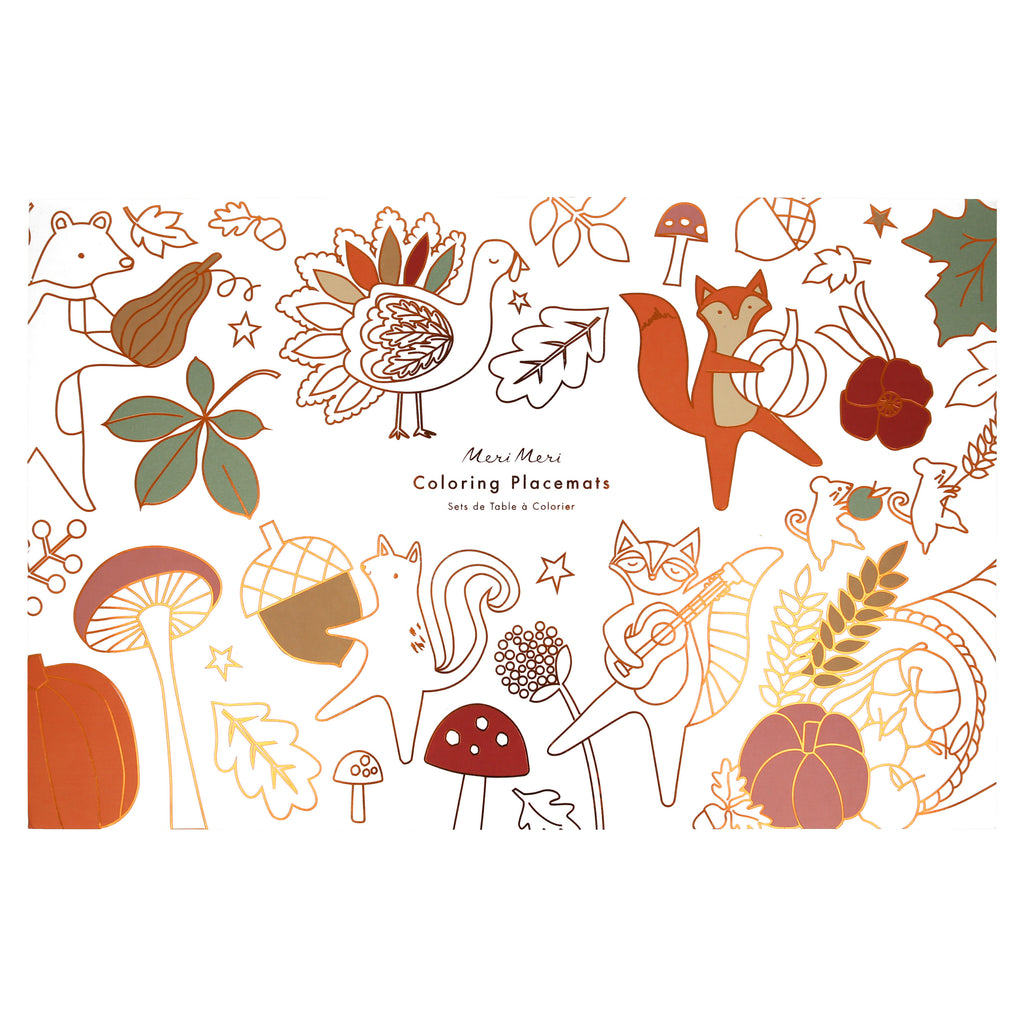 Thanksgiving Colouring Placemats