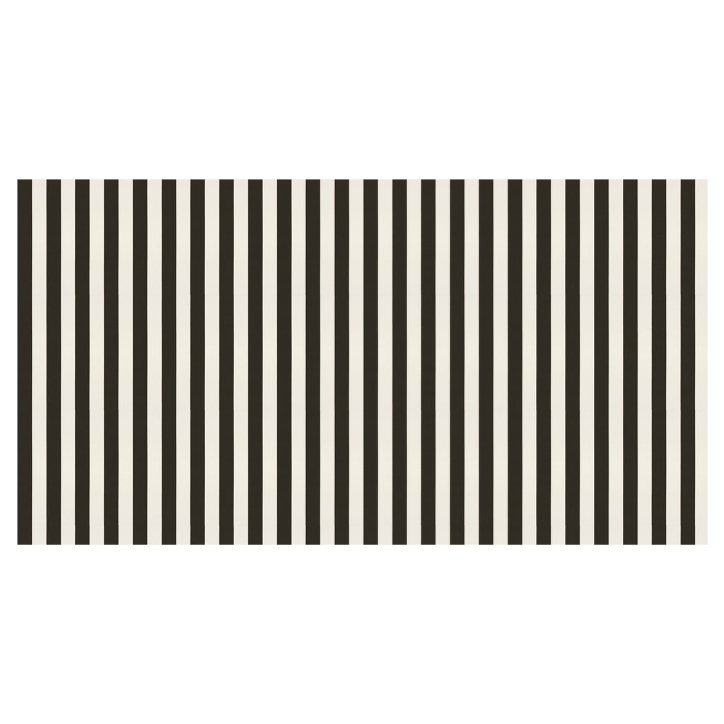 Black Striped Tablecloth